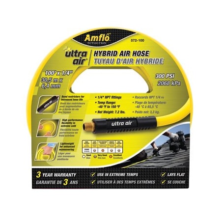 Highline-Warren HYBRID AIR HOSE 100' X 1/4" ULTRA AIR AM572-100